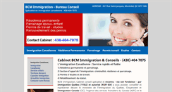 Desktop Screenshot of bcmimmigration.com